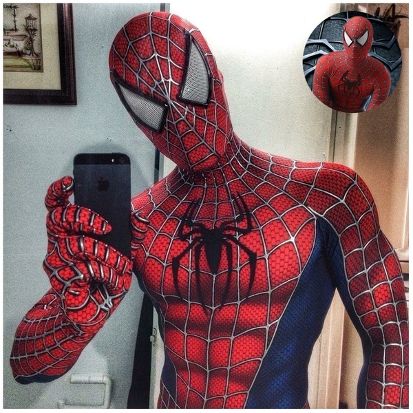 FANTASIA Super hero natal trajes de halloween clássico spiderman raimi cosplay 3d impresso superhero bodysuit R$180,00  FRETE GRATIS
