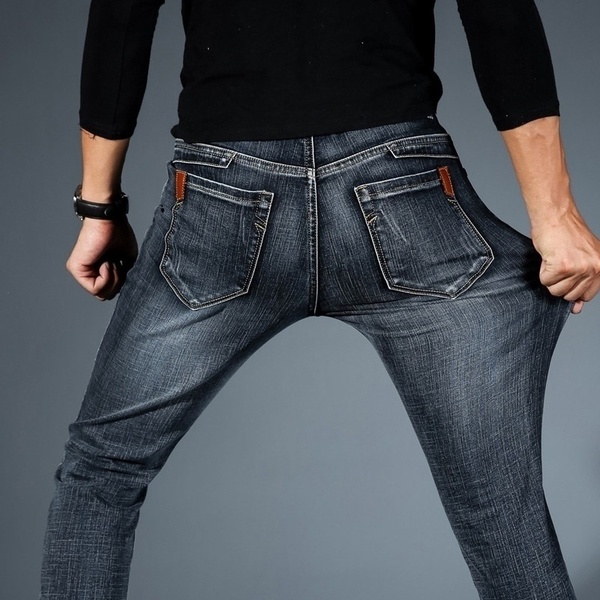 CALÇA  homens de alta qualidade moda casual strench calças jeans plus size preto azul R$140,00 FRETE GRATIS  SITE aqui www.DUGEZZU.com.br boas compras