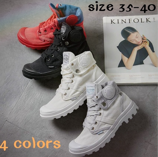 TENIS GX-180111-156 Mulheres Botas Estilo Paládio Moda High-top Ankle Military Shoes Sapatos Casuais FRETE GRATIS