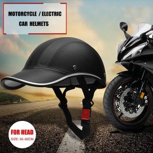 CAPACETE Novo estilo de boné de beisebol de moto scooter de bicicleta metade do rosto aberto capacete capacete de segurança FRETE GRATIS
