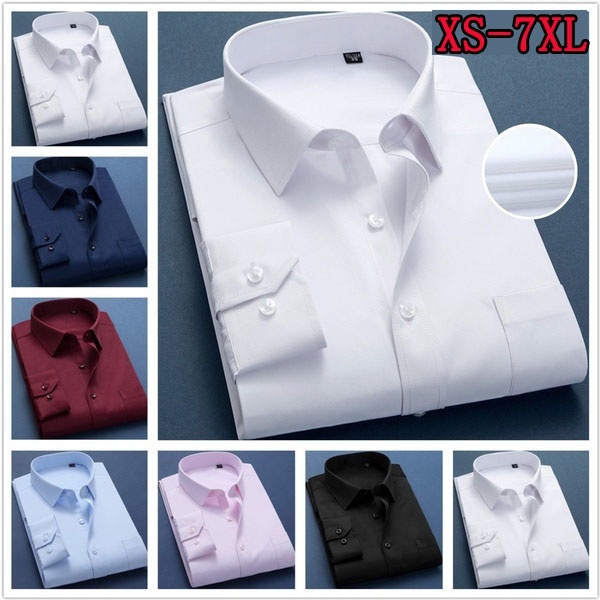 CAMISA Homens de negócios camisa listrada de grandes dimensões com botões na frente para homens camisas magras (XS-7XL) FRETE GRATIS