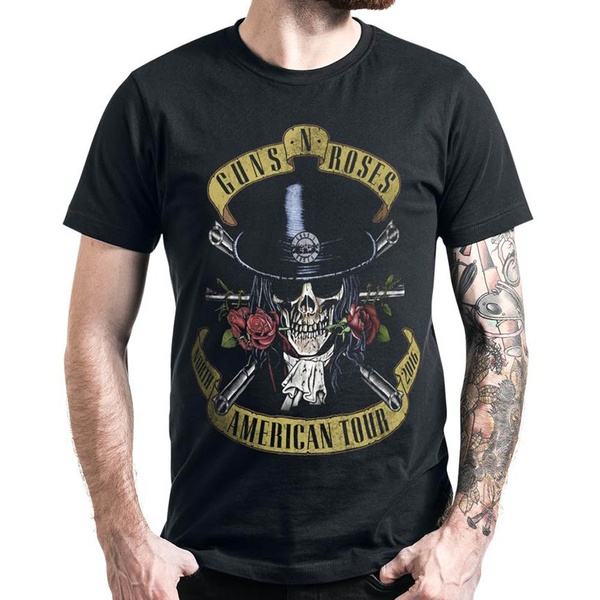 CAMISETA T-shirt dos Guns N ‘Roses da forma MTHFKR dos homens FRETE GRATIS