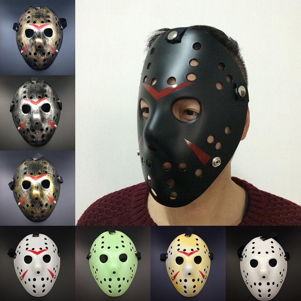 MASCARA Venda quente Halloween Jason Voorhees Máscara Sexta-Feira 13 Filme de Terror Hóquei Traje Prop Masquerade Trajes FRETE GRATIS