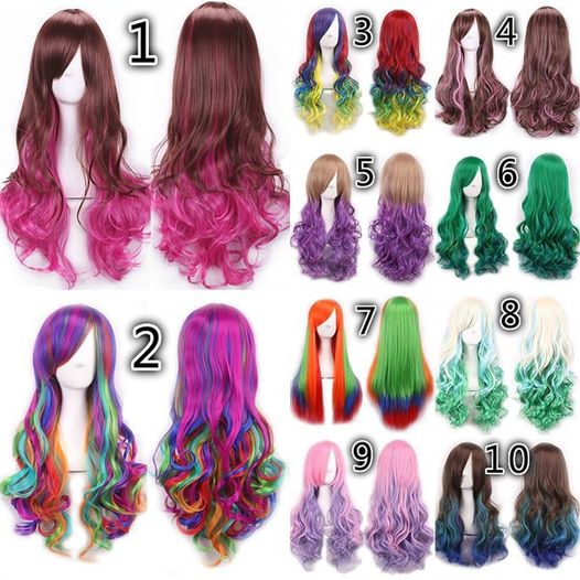 PERUCA TOM Moda 28 polegadas Womens Multi-color Long Rainbow Zipper Layer Natural Wave Hair Cosplay Perucas  Www.DUGEZZU.Com.Br boas compras ……FRETE GRATIS    QUER VER TODOS OS PRODUTOS ANTES DE COMPRAR             https://www.facebook.com/dugezzu/photos_by ………. FRETE GRATIS EMPRESA Facebook.Com/Dugezzurockshop/ A SUA LOJA VIRTUAL ALTERNATIVA NA INTERNET ACESSE E BOAS COMPRAS, PODE PAGAR COM BOLETO PAGSEGURO, PIX, Ou No Seu CELULAR, Ou AQUI Na LOJA digite O PRIMEIRO NOME DO PRODUTO DESEJADO Por Exemplo (CELULAR) ANTECIPE SUAS COMPRAS…FRETE GRATIS Comprar em www.DUGEZZU.com.br ou no seu CELULAR (fone da EMPREZA/zap 67 9999-9-5555)
