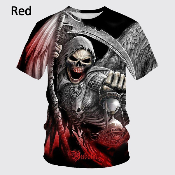 CAMISETA IV Verão Moda Masculina Harajuku Exagerado Legal